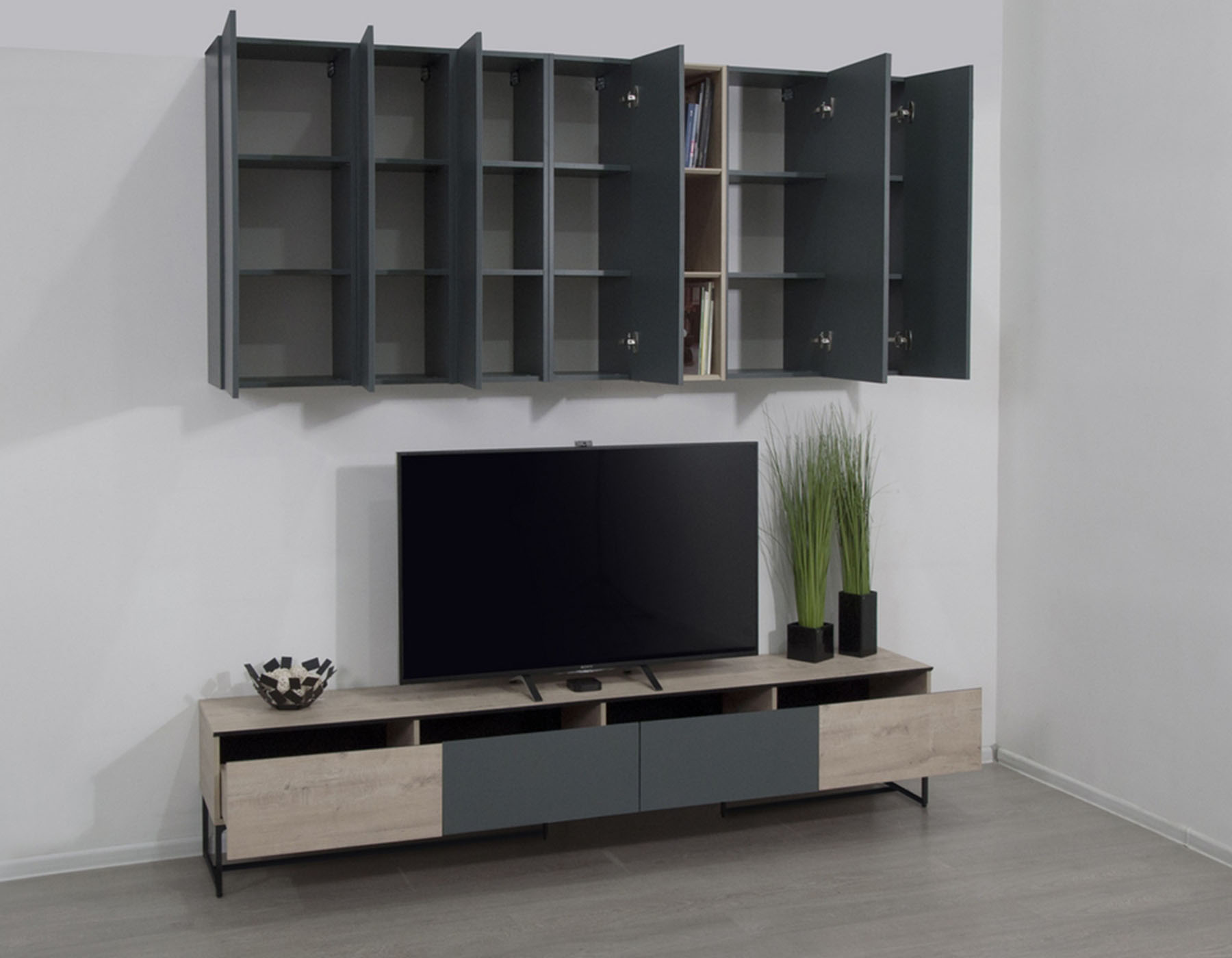 Гостиная современная модульная TETRA , вид - стиль Лофт, Современный, цвет На выбор
