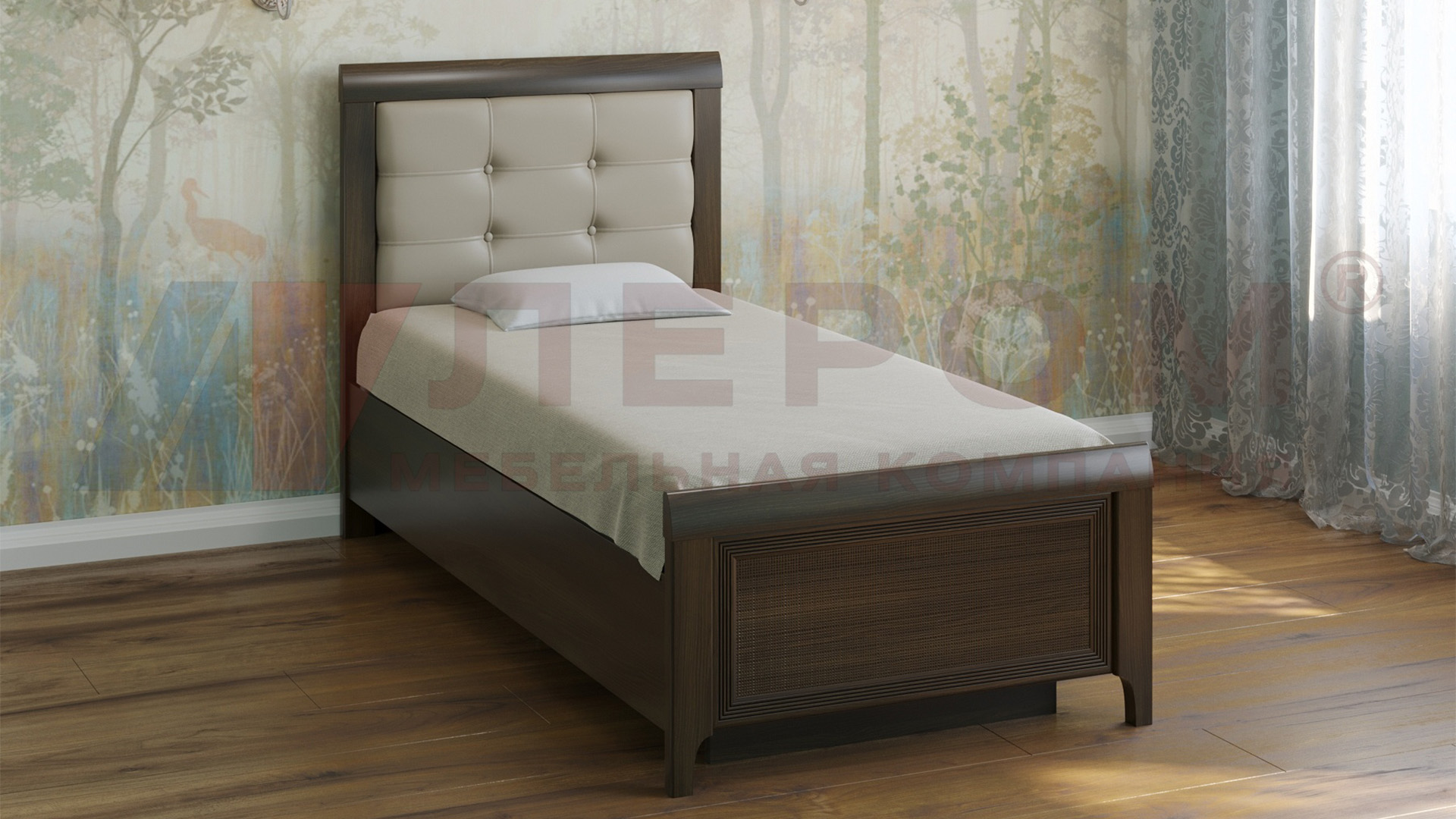 Кровать односпальная КР-1035-3