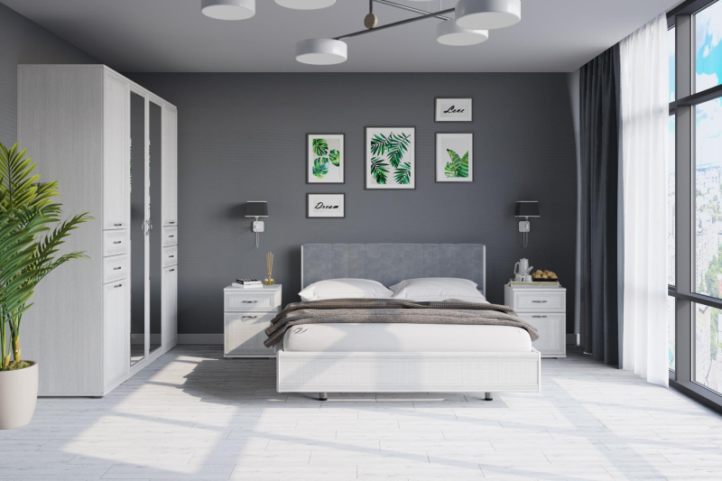 Современная спальня «Карина»: гармония, свет и стиль в каждой детали — фото из шоурума и события | Мебель Лотус в Ставрополе
