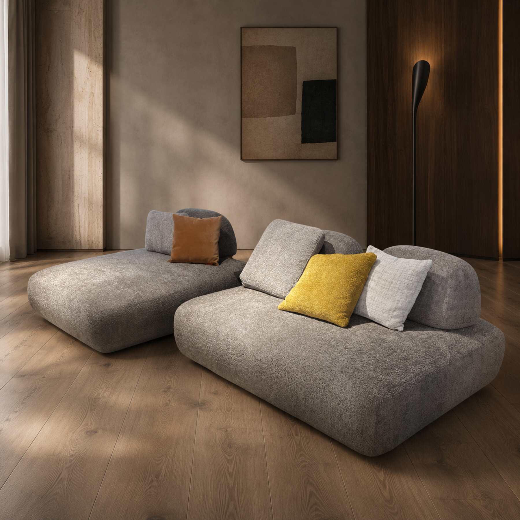 Диван модульный Калинка 23 Дзен - в Мебель Лотус в Ставрополе