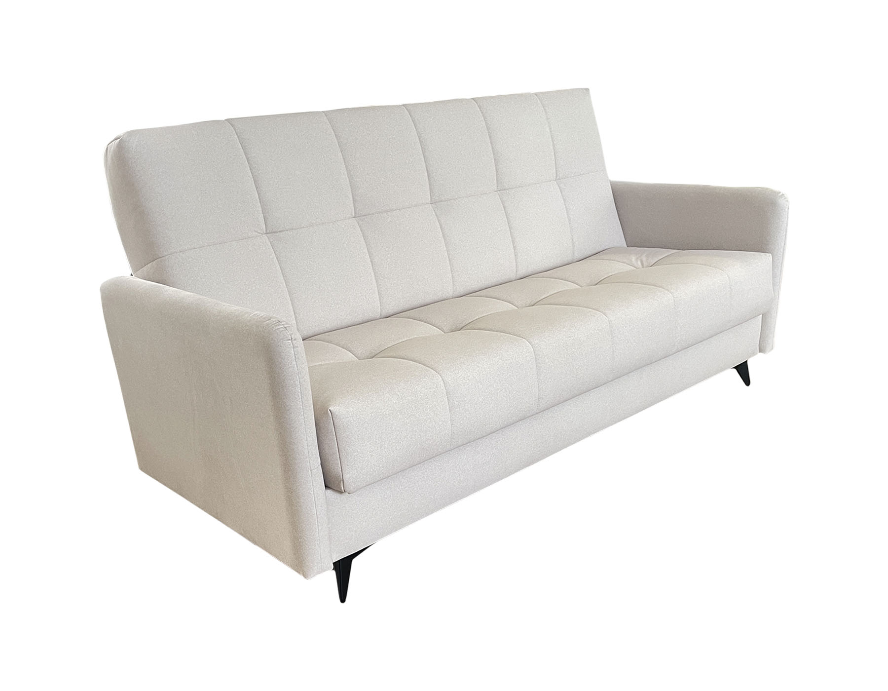 Диван кровать прямой Атлетико с узкими подлокотниками современный на ножках - в Мебель Лотус в Ставрополе