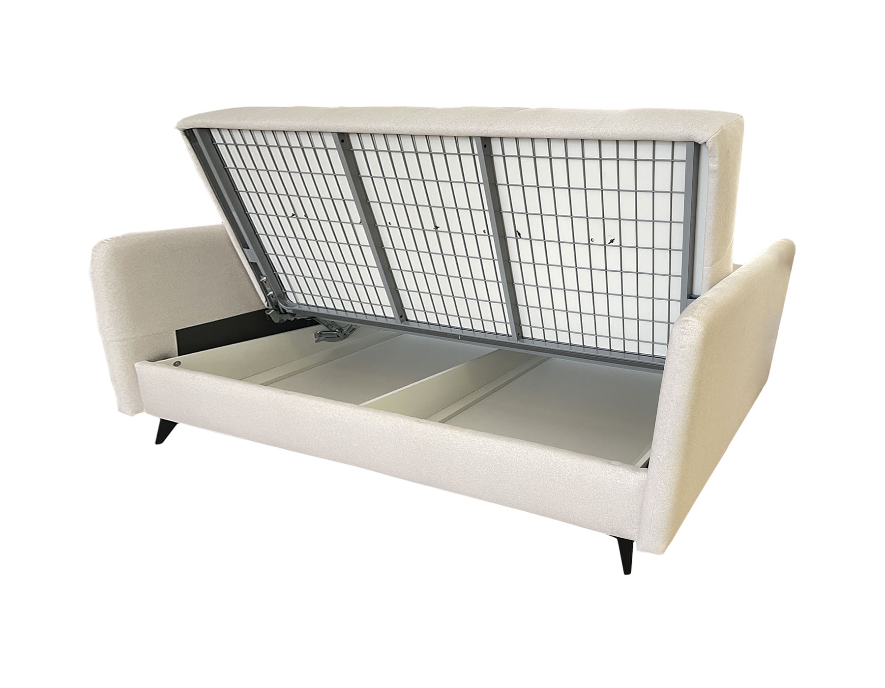 Диван кровать прямой Атлетико с узкими подлокотниками современный на ножках - в Мебель Лотус в Ставрополе