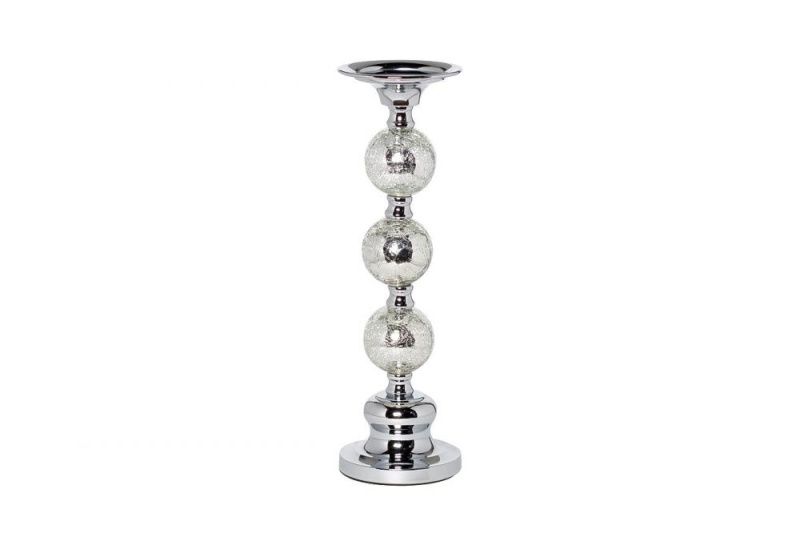 Подсвечник никелированный d11*32см 22-86642L - в Мебель Лотус в Ставрополе