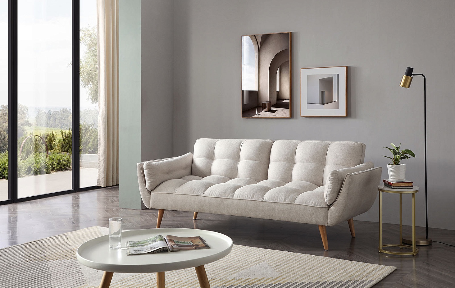 Диван прямой Аннабель Мебель Лотус