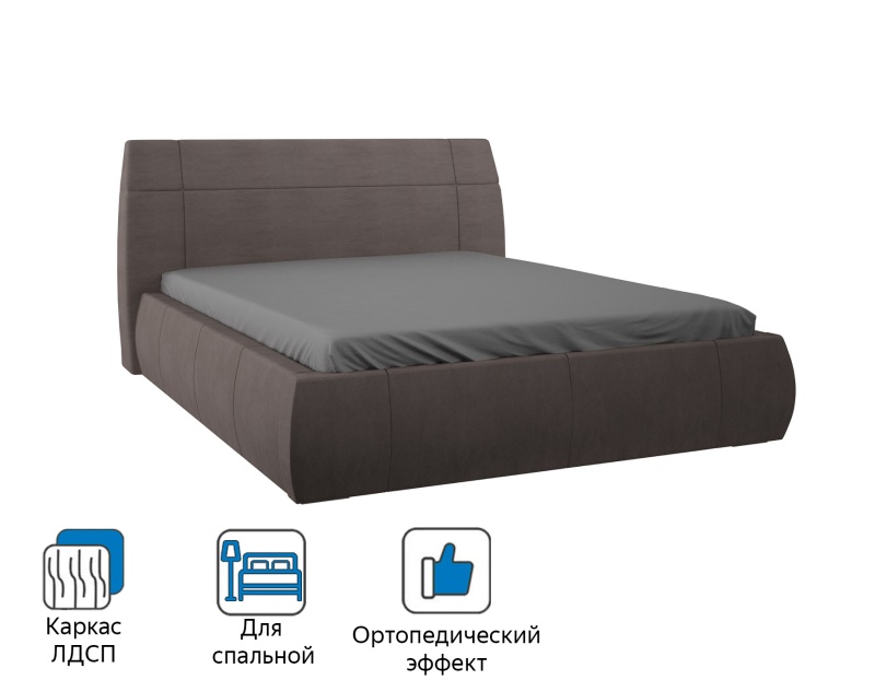 Кровать с подъёмным механизмом Анри 160х200 двуспальная  - MebelLotus в Ставрополе