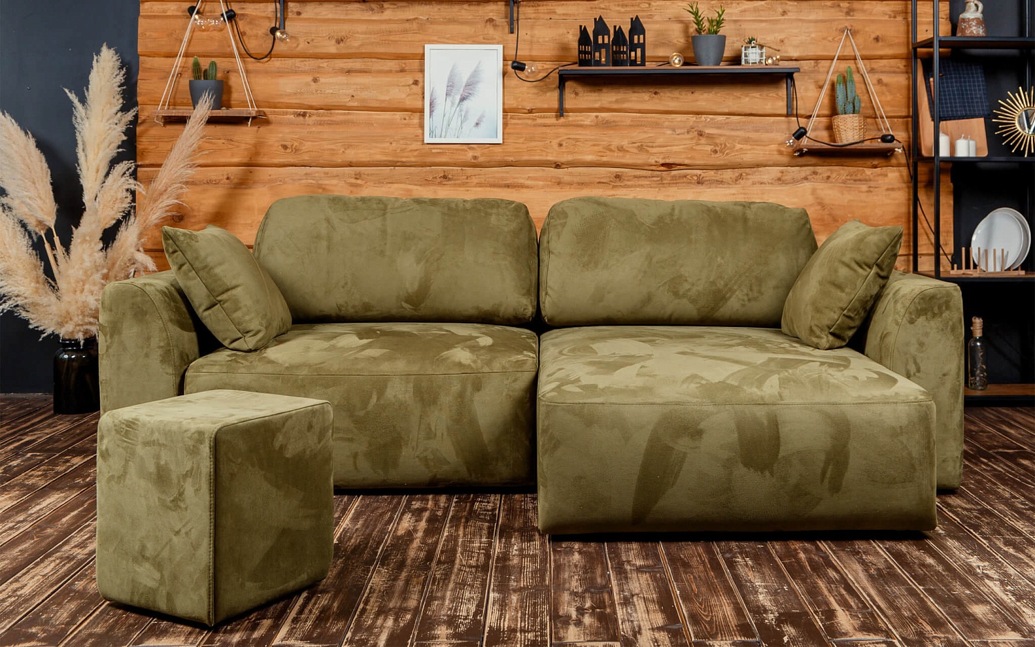 Диван угловой Трамп: Стильный Раскладной Диван с Независимым Пружинным Блоком для Вашей Гостиной