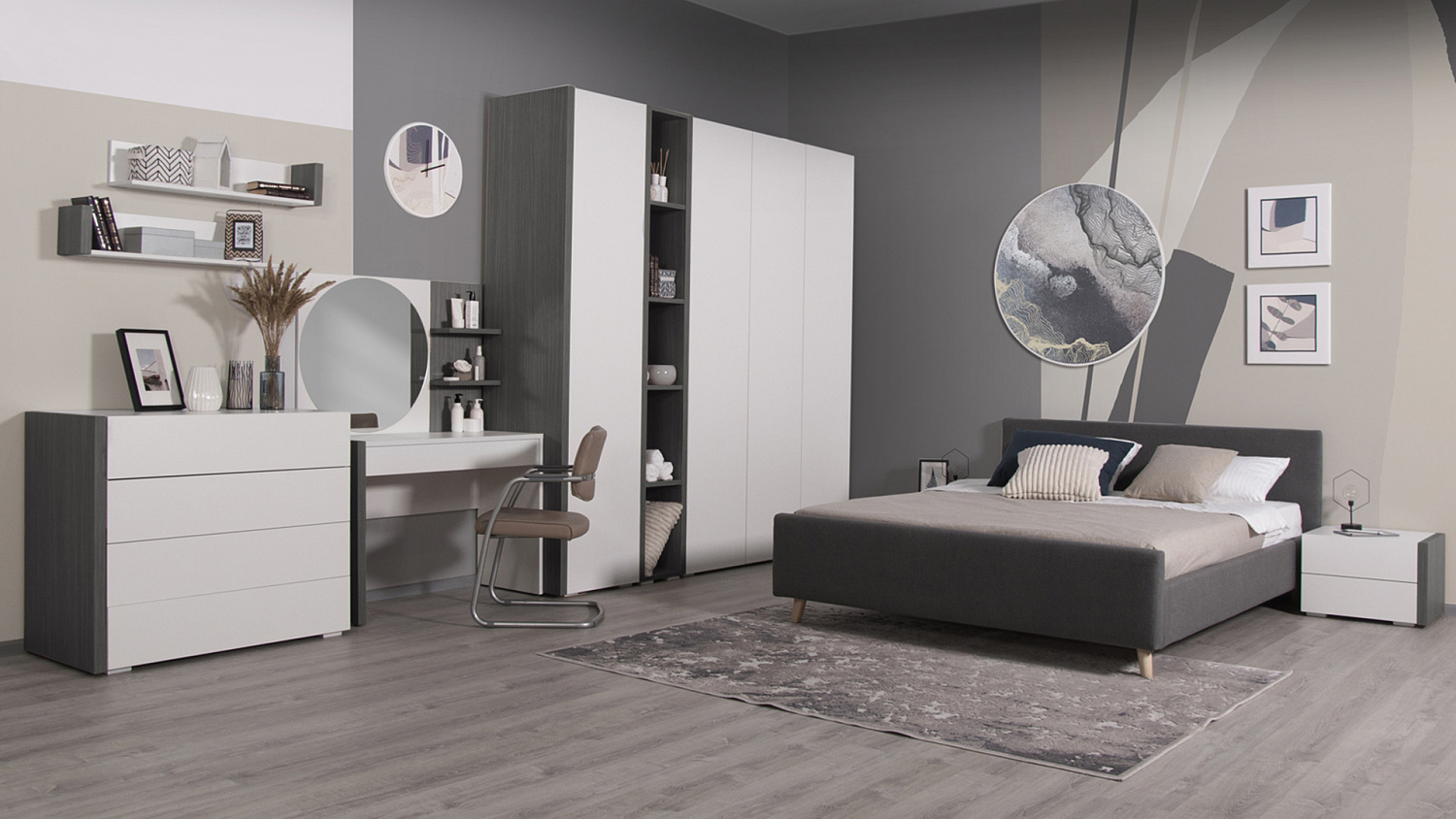 Спальня LIRA в двух цветах