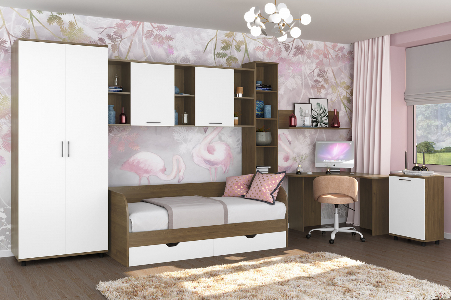 Как выбрать идеальную мебель для спальни ребёнка или подростка: односпальные кровати, шкафы и комоды