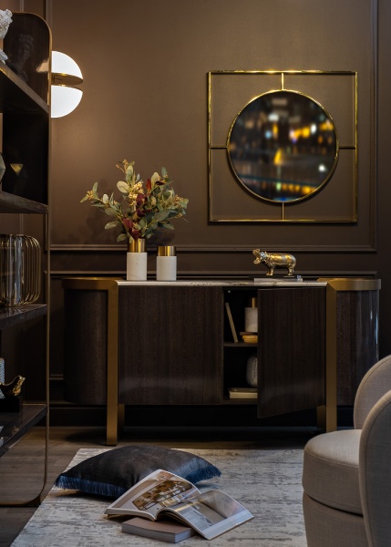 ЗЕРКАЛО КВАДРАТНОЕ ДЕКОРАТИВНОЕ золотое 80х80 см  19-OA-5892 - в салоне Мебель Лотус в Ставрополе