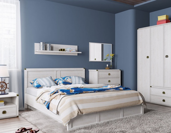 Кровать Магеллан 140 (Magellan) с ПМ двуспальная - в салоне Мебель Лотус в Ставрополе