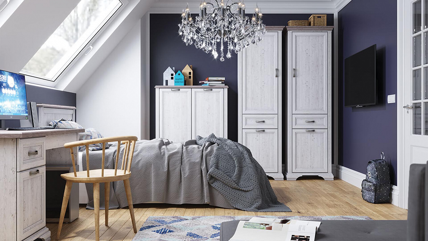 Monako в цвете Дуб Анкона