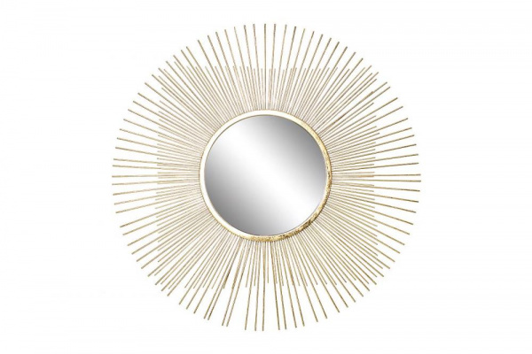 Зеркало декоративное золотое 70,5х70,5х1,9 см, центр.диам.28 см 37SM-0734-R