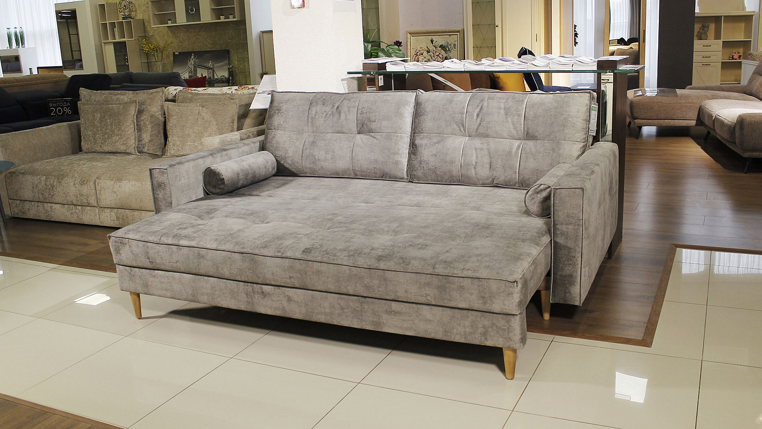 Модель OTTO: идеальный выбор небольшого дивана со спальным местом