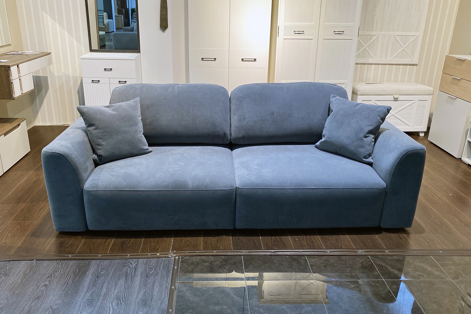 Диван Трамп: Стильный Раскладной Диван с Независимым Пружинным Блоком для Вашей Гостиной