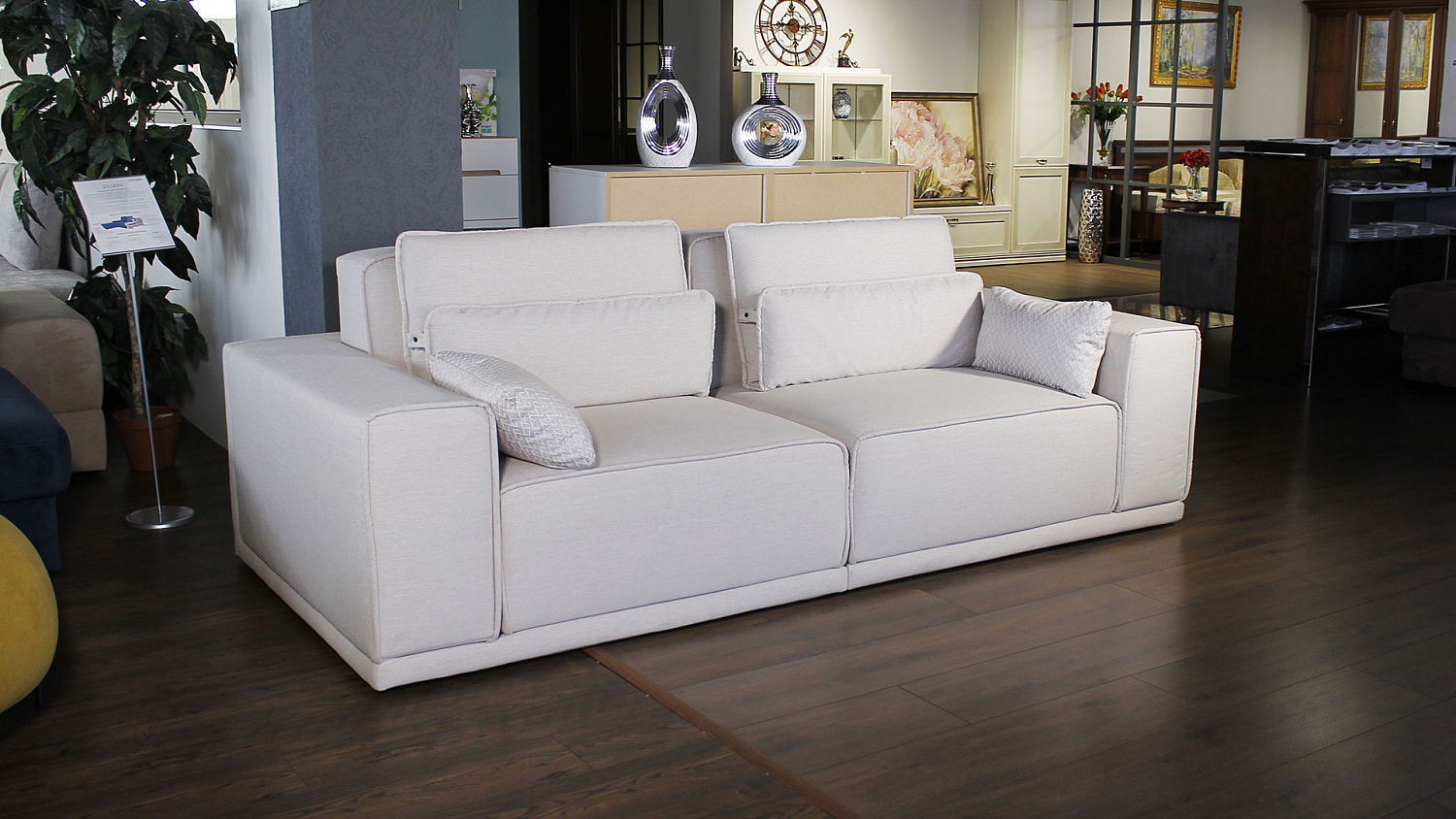 Диван прямой раскладной дизайнерский ROGER