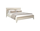 Кровать двуспальная светлая на ножках Адажио 160