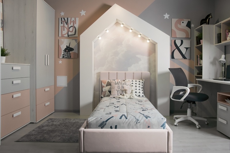 Мебель для подростковой комнаты Фабрика Мирлачева RUMIKA PINK - в Мебель Лотус в Ставрополе