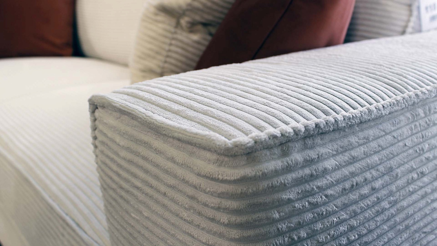 Новинка! Диван прямой Лотус SF-383 в белом цвете