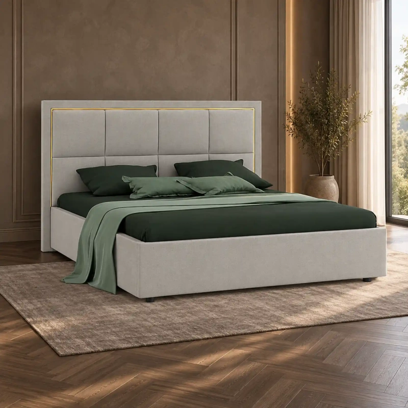 Кровать двуспальная Дольче 160х200 двуспальная  - MebelLotus в Ставрополе
