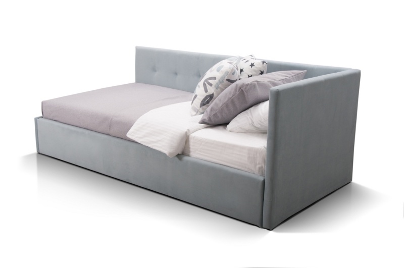 Кровать Фабрика Мирлачева VALERIA-1200 с деревянной спинкой - MebelLotus в Ставрополе
