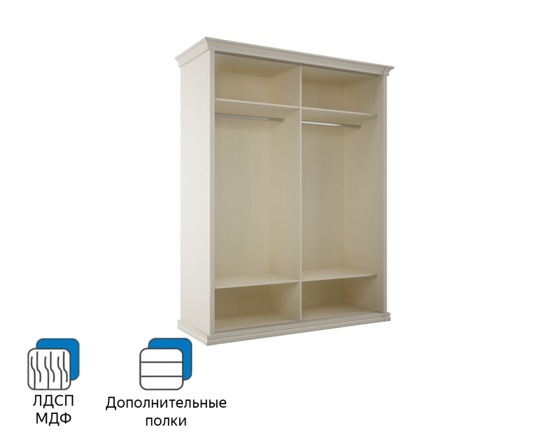 Шкаф-купе Кантри неоклассика - в Мебель Лотус в Ставрополе