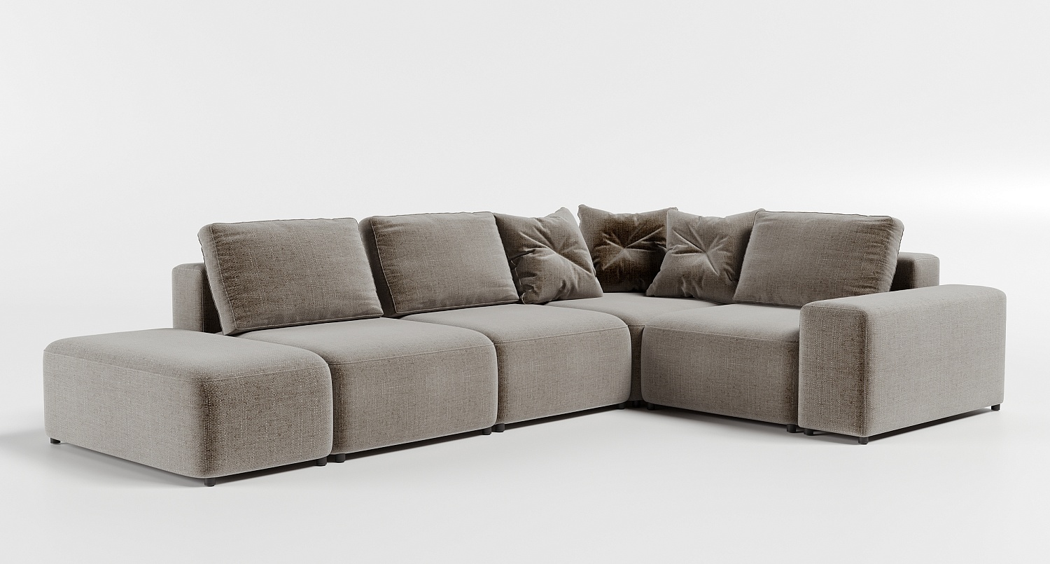 Диван Оскар — модульный угловой диван для интерьера в стиле Pinterest