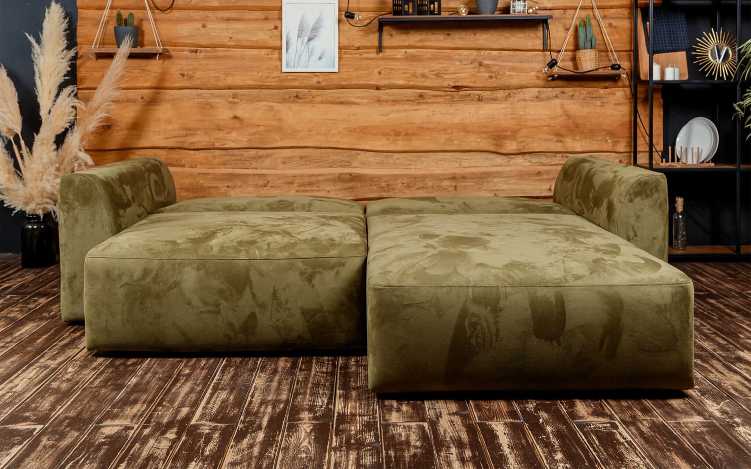 Диван угловой Трамп: Стильный Раскладной Диван с Независимым Пружинным Блоком для Вашей Гостиной