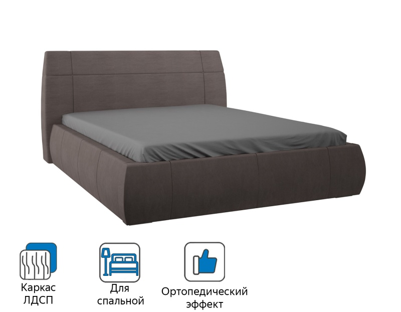 Кровать мягкая Анри 180х200 двуспальная  - MebelLotus в Ставрополе