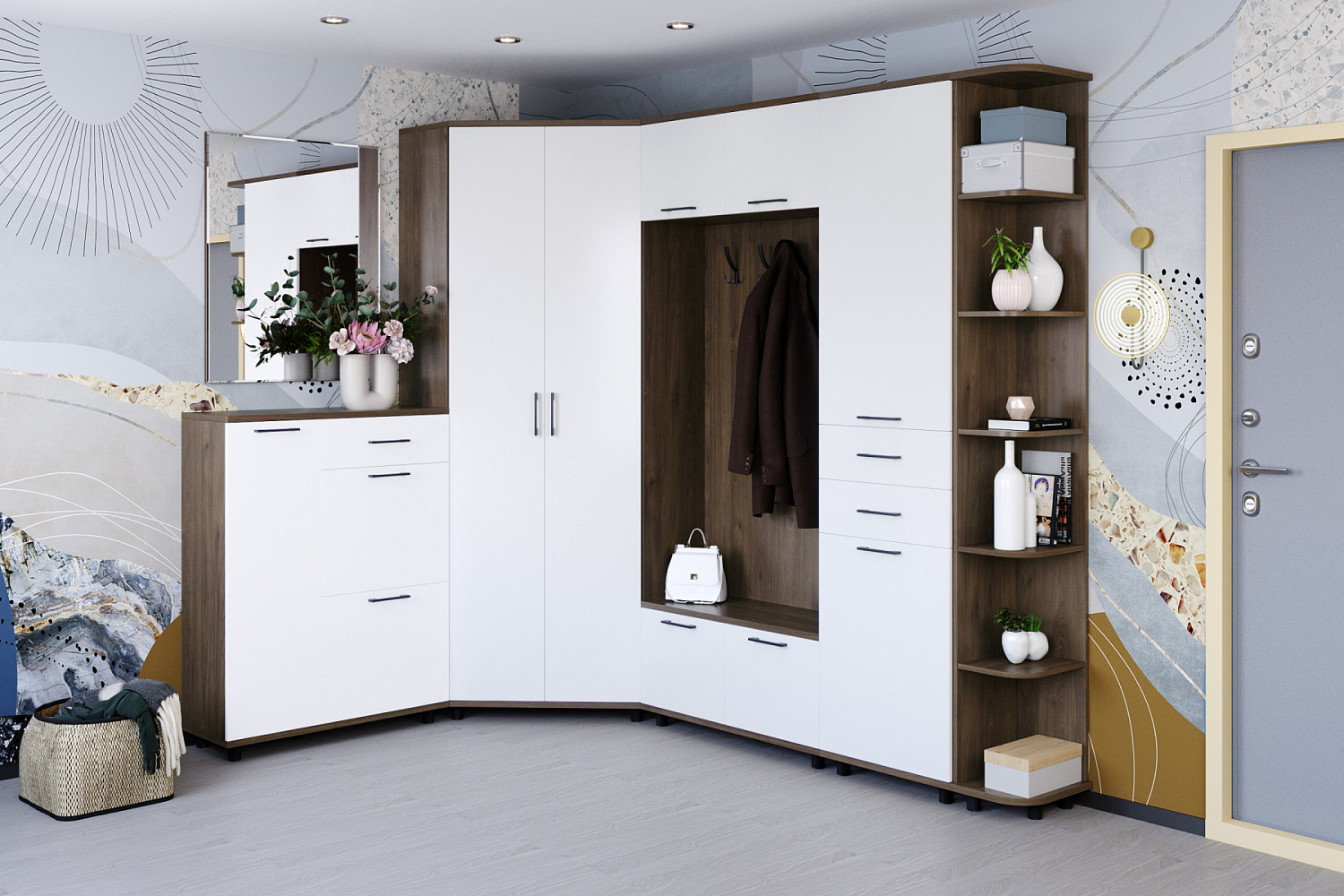 Создайте идеальный вход в свой дом с мебелью для прихожей от мебели Лотус