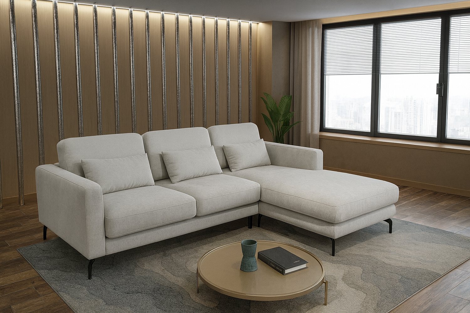 Диван с оттоманкой К 21