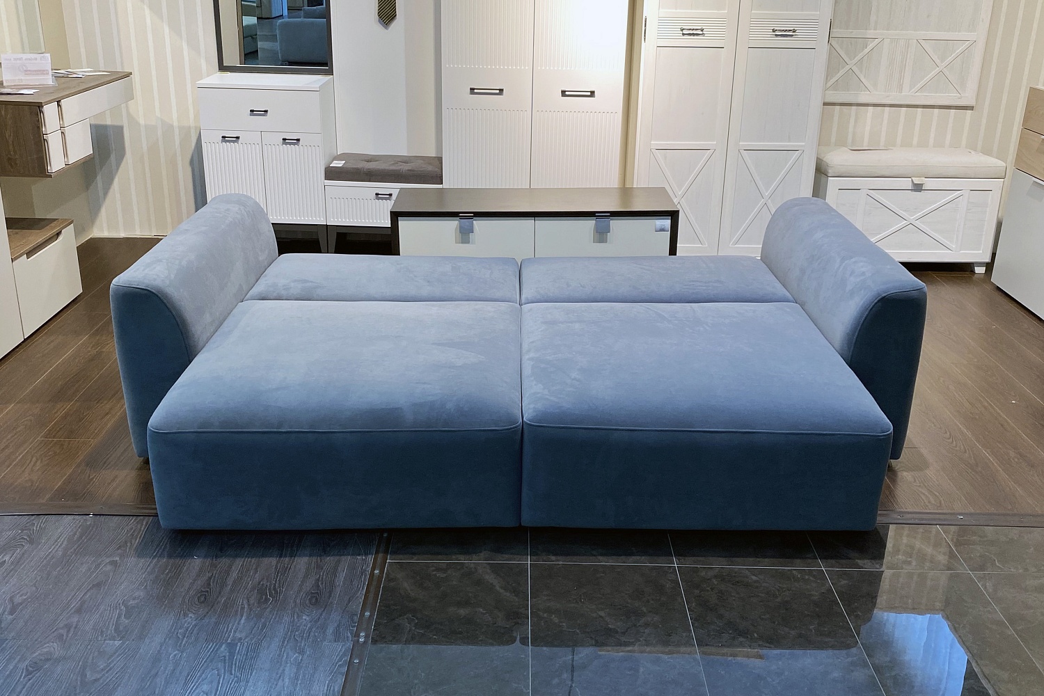 Диван Трамп: Стильный Раскладной Диван с Независимым Пружинным Блоком для Вашей Гостиной