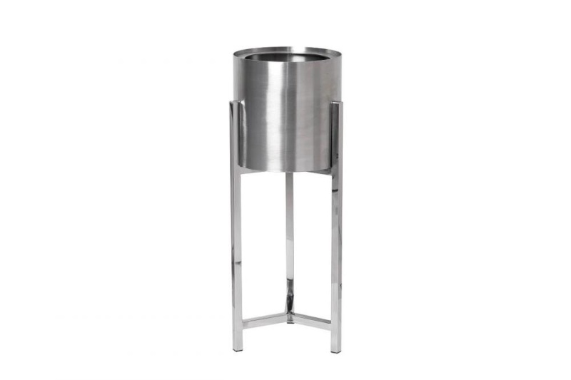 Подставка под цветы серебро d25*70cм 13RXFP3105L-SILVER - в Мебель Лотус в Ставрополе