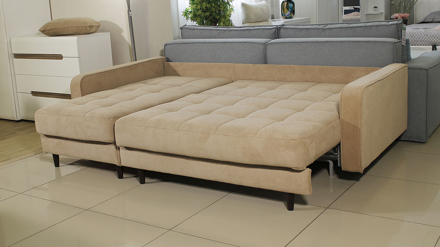 Стильно и практично: Диван-кровать угловой "Орлеан" с ортопедическим матрасом по доступным ценам