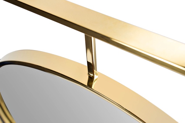 ЗЕРКАЛО КВАДРАТНОЕ ДЕКОРАТИВНОЕ золотое 80х80 см  19-OA-5892 - в салоне Мебель Лотус в Ставрополе