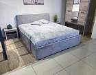 Кровать двуспальная мягкая Мира