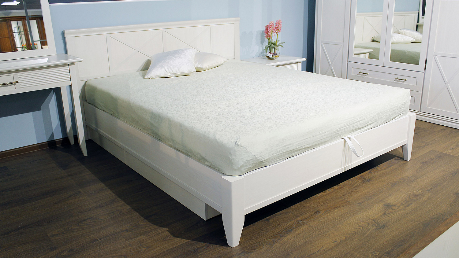 Вдохновляющая мебель для спальни в стиле кантри для вашего дома