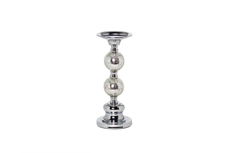Подсвечник никелированный d11*26см 22-86642S - в Мебель Лотус в Ставрополе