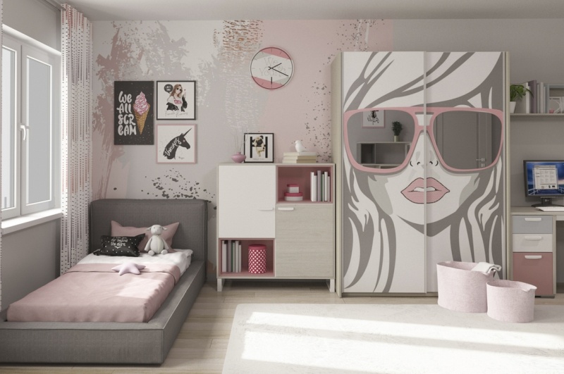 Мебель для подростковой комнаты Фабрика Мирлачева LIBERTY PINK - в Мебель Лотус в Ставрополе