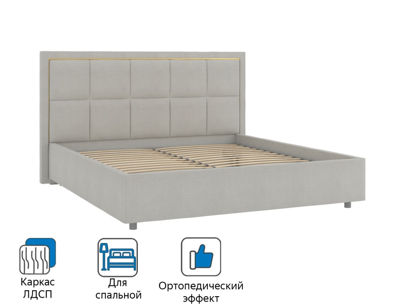 Кровать двуспальная Дольче 180х200 двуспальная  - MebelLotus в Ставрополе