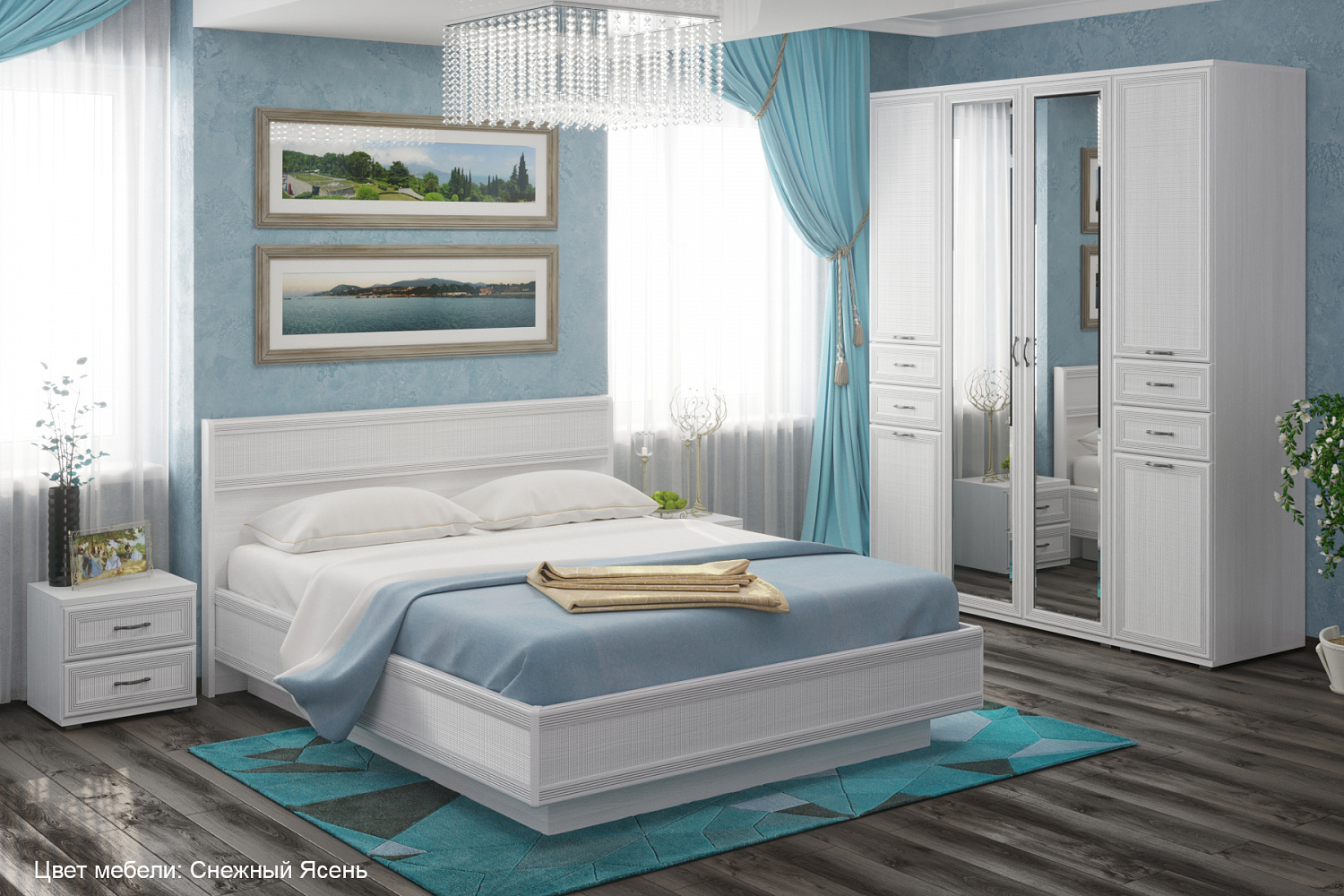 Откройте для себя универсальную кровать Karina: выбор цветов, подходящих для любого интерьера.