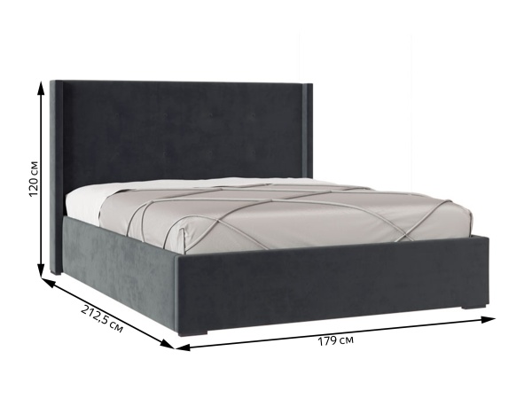 Кровать двуспальная Орландо с подъёмным механизмом 160х200 двуспальная - в салоне Мебель Лотус в Ставрополе