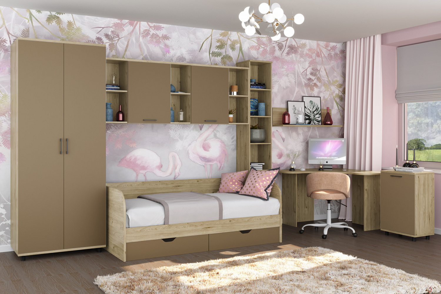 Как выбрать идеальную мебель для спальни ребёнка или подростка: односпальные кровати, шкафы и комоды