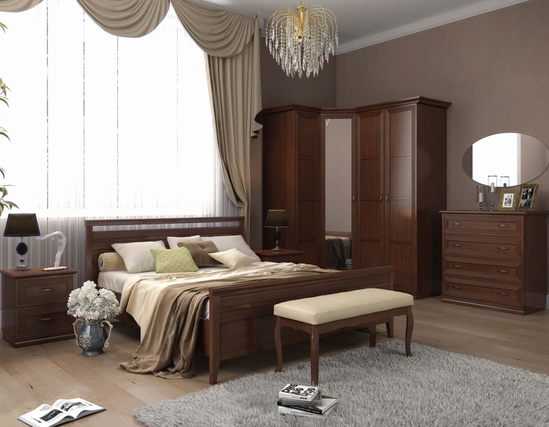Кровать двуспальная Адажио 160 двуспальная  - MebelLotus в Ставрополе