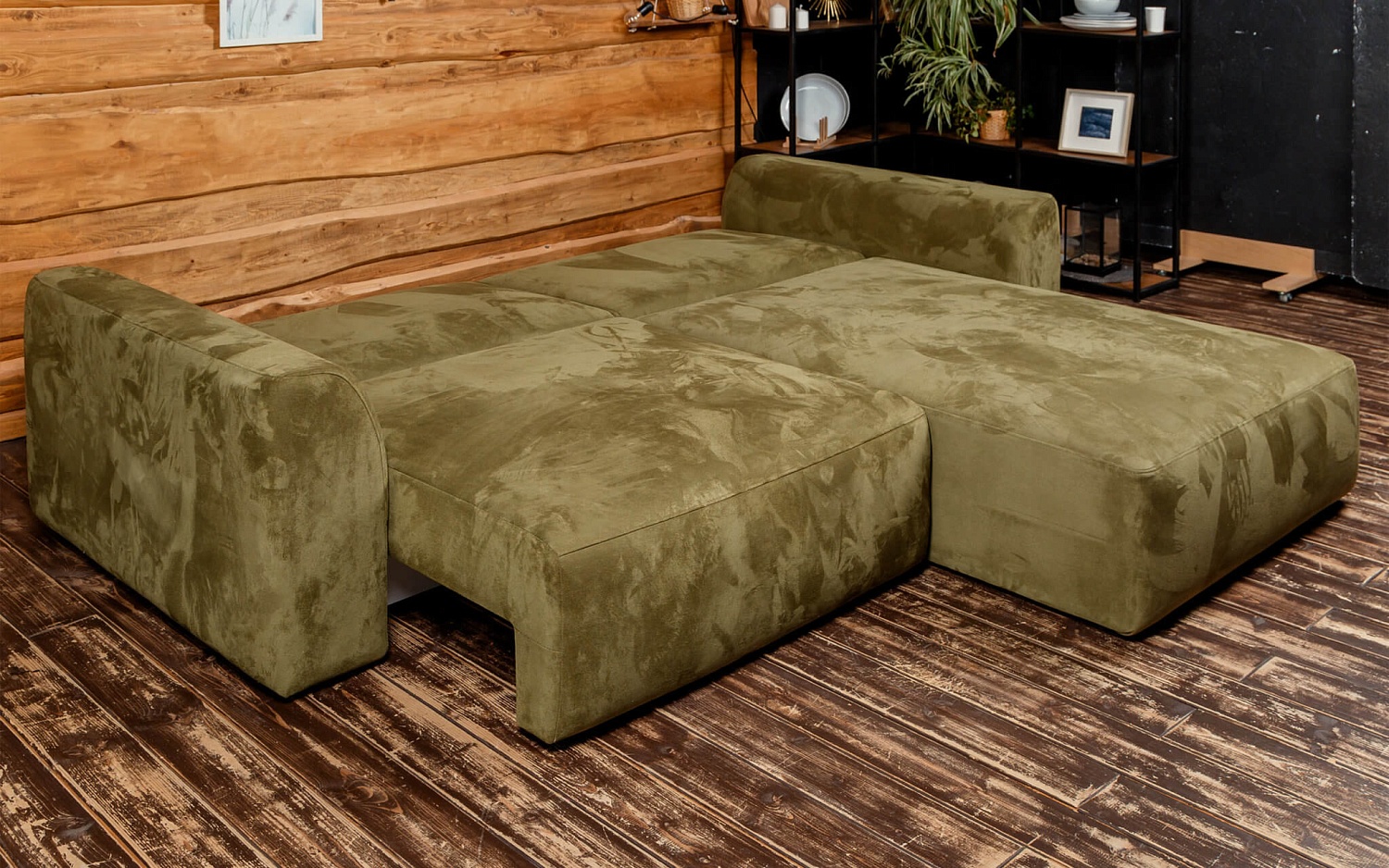 Диван угловой Трамп: Стильный Раскладной Диван с Независимым Пружинным Блоком для Вашей Гостиной