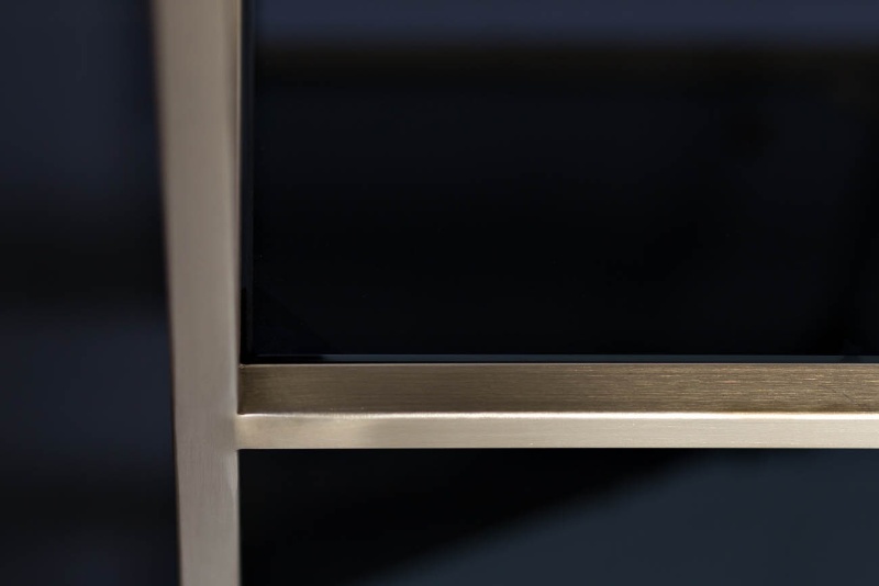 Стеллаж золотистый/темн.ст. 80*35*180см 46AS-SH1452-GOLD - в Мебель Лотус в Ставрополе