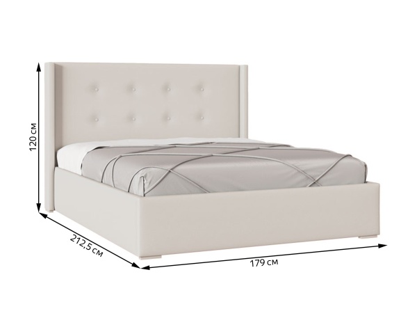 Кровать двуспальная с подъёмным механизмом Орландо 160х200 двуспальная - в салоне Мебель Лотус в Ставрополе