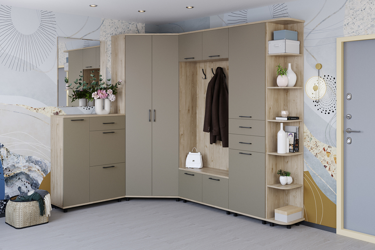 Создайте идеальный вход в свой дом с мебелью для прихожей от мебели Лотус