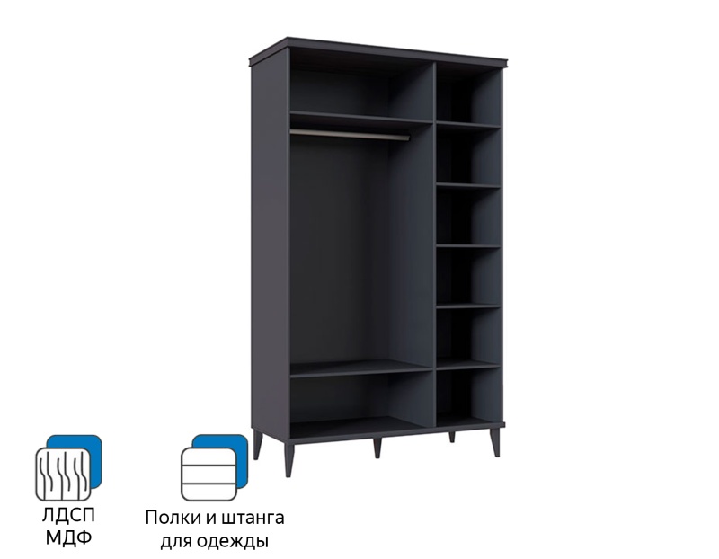 Шкаф Орландо для одежды 3-х дверный — купить в Ставрополе