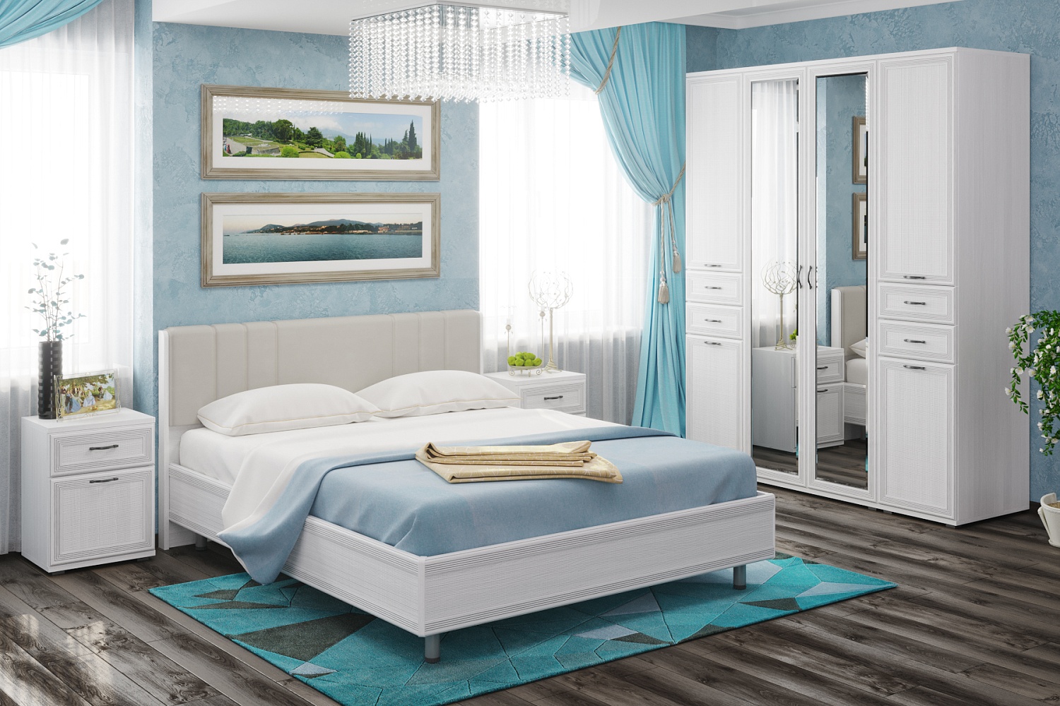 Современная спальня «Карина»: гармония, свет и стиль в каждой детали